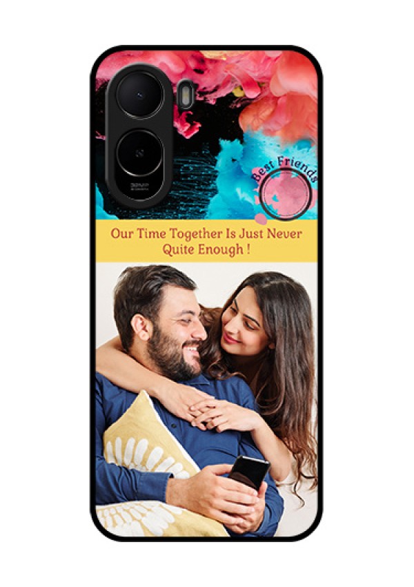 Xiaomi Redmi A7 Pro 5G Custom Glass Phone Case - Quote With Acrylic Painting Design