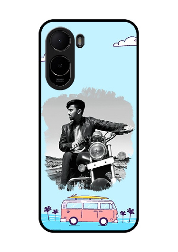 Xiaomi Redmi A7 Pro 5G Custom Glass Phone Case - Travel & Adventure Design