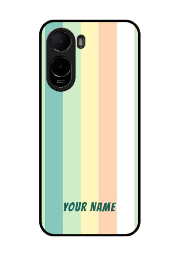 Xiaomi Redmi A7 Pro 5G Custom Glass Phone Case - Multi - Colour Stripes Design