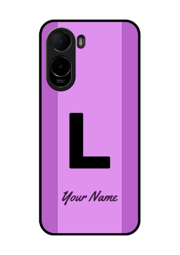 Xiaomi Redmi A7 Pro 5G Custom Glass Phone Case - Tricolor Custom Text Design