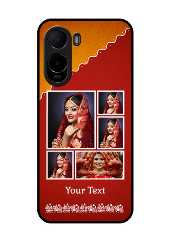 Xiaomi Redmi A7 Pro Custom Glass Phone Case - Wedding Pic Upload Design