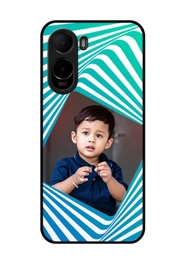 Xiaomi Redmi A7 Pro Custom Glass Phone Case - Abstract Spiral Design