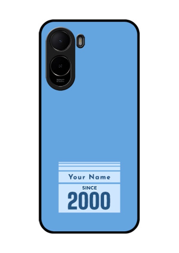 Xiaomi Redmi A7 Pro Custom Glass Phone Case - Custom Year Of Birth Design