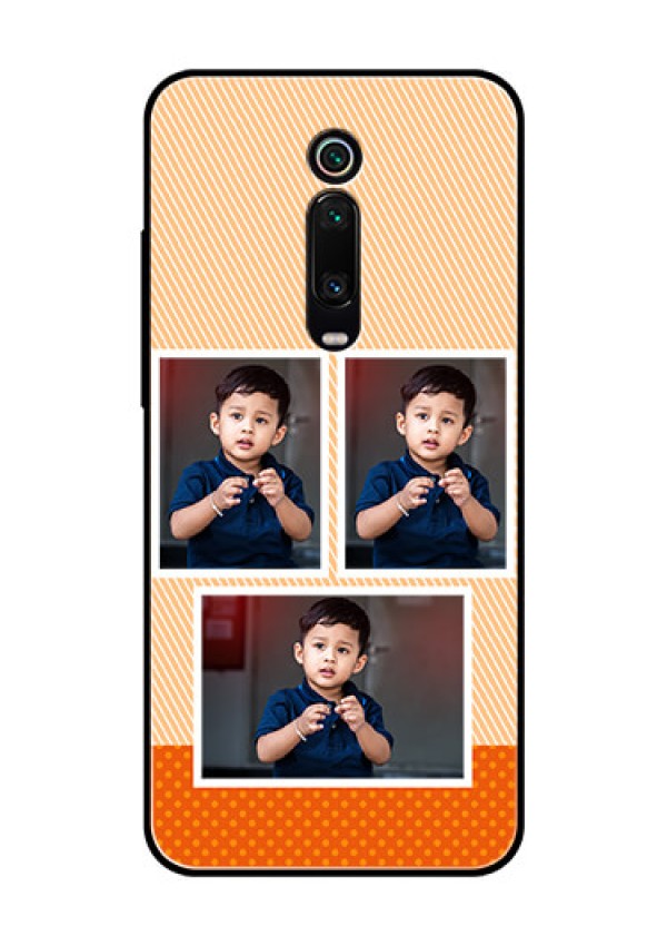 Redmi K20 Pro Photo Printing on Glass Case  - Bulk Photos Upload Design