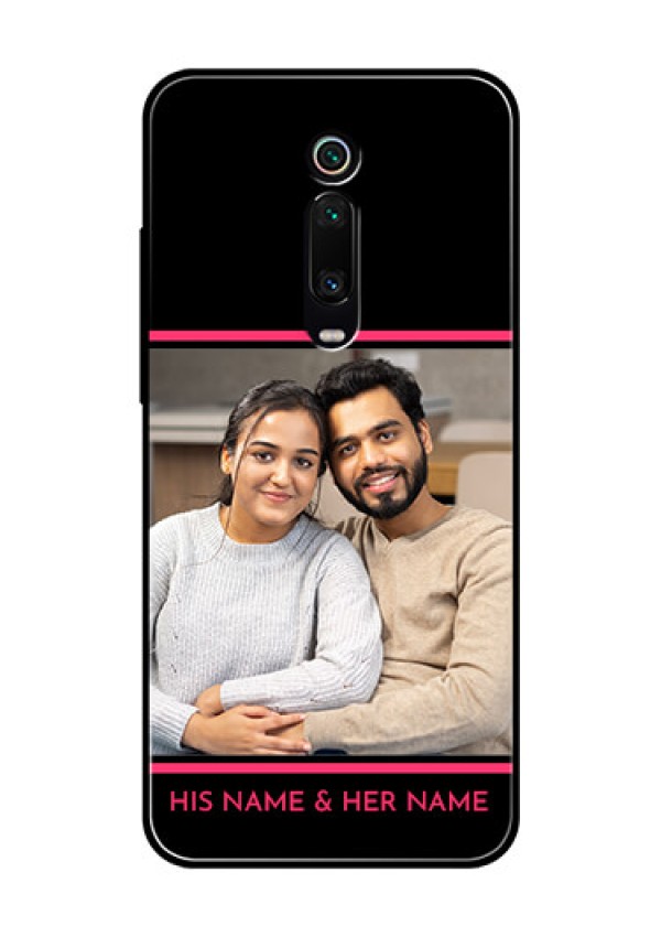 Redmi K20 Pro Custom Glass Mobile Case  - with Add Text Design