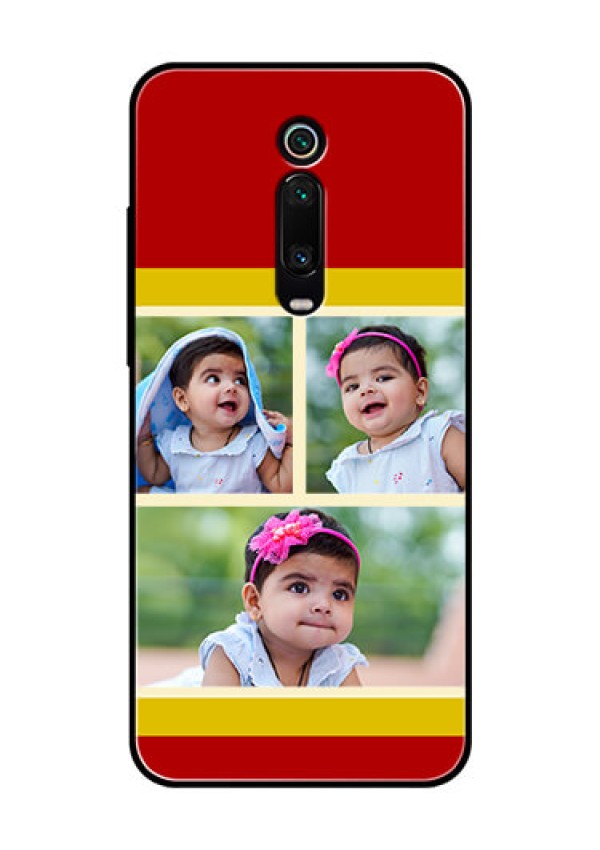 Redmi K20 Pro Custom Glass Mobile Case  - Multiple Pic Upload Design