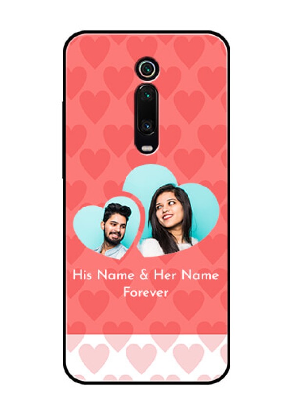 Redmi K20 Pro Personalized Glass Phone Case  - Couple Pic Upload Design