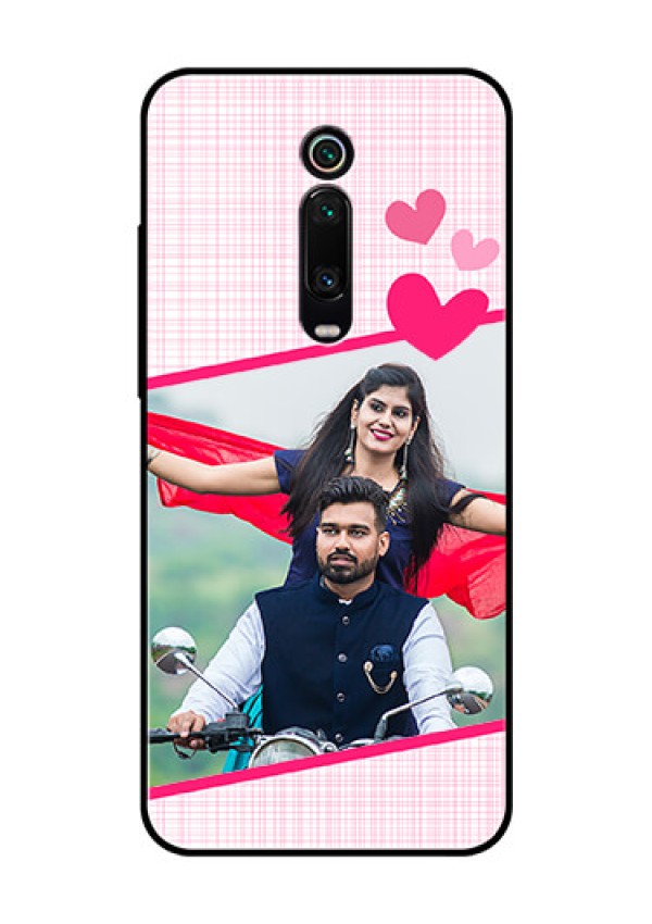 Redmi K20 Pro Custom Glass Phone Case  - Love Shape Heart Design