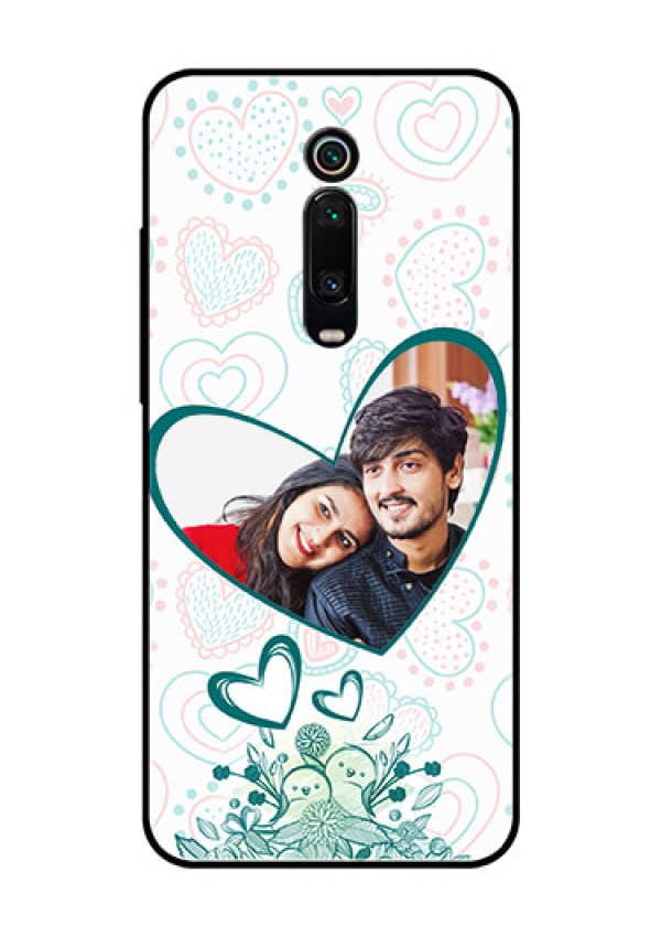 Redmi K20 Pro Photo Printing on Glass Case  - Premium Couple Design