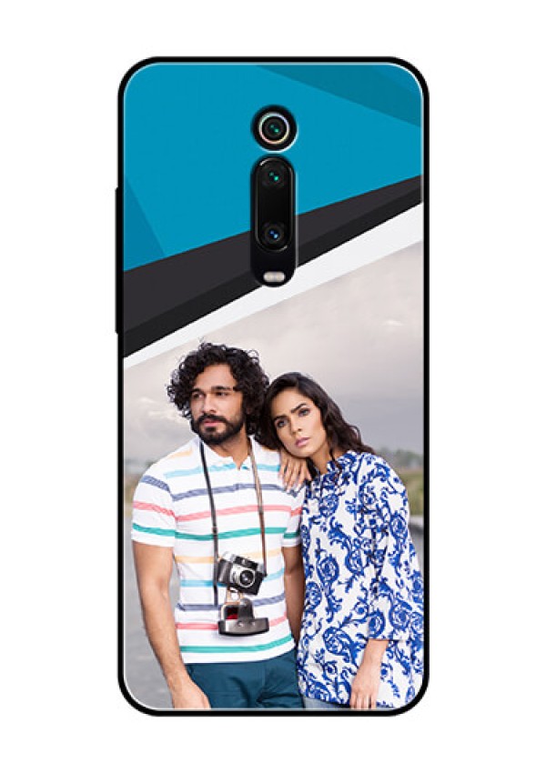 Redmi K20 Pro Photo Printing on Glass Case  - Simple Pattern Photo Upload Design