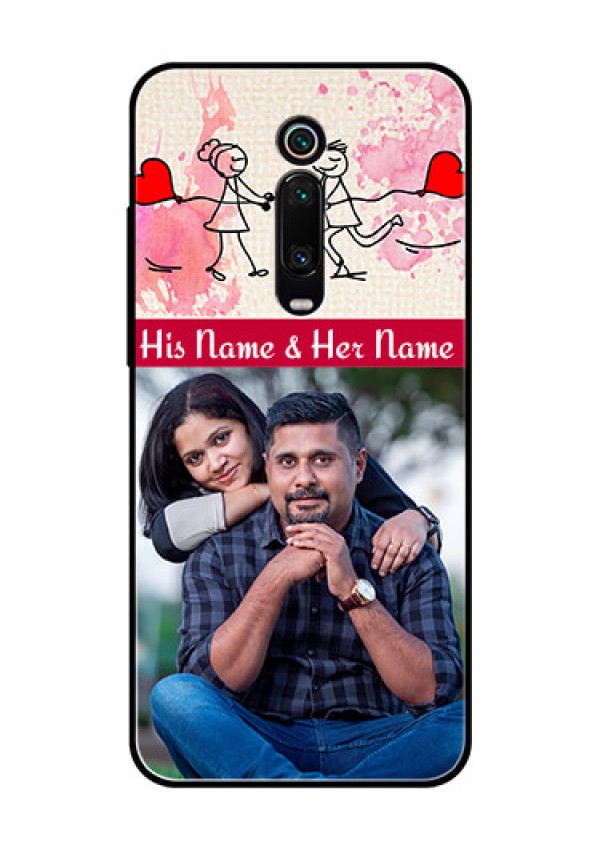Redmi K20 Pro Photo Printing on Glass Case  - You and Me Case Design