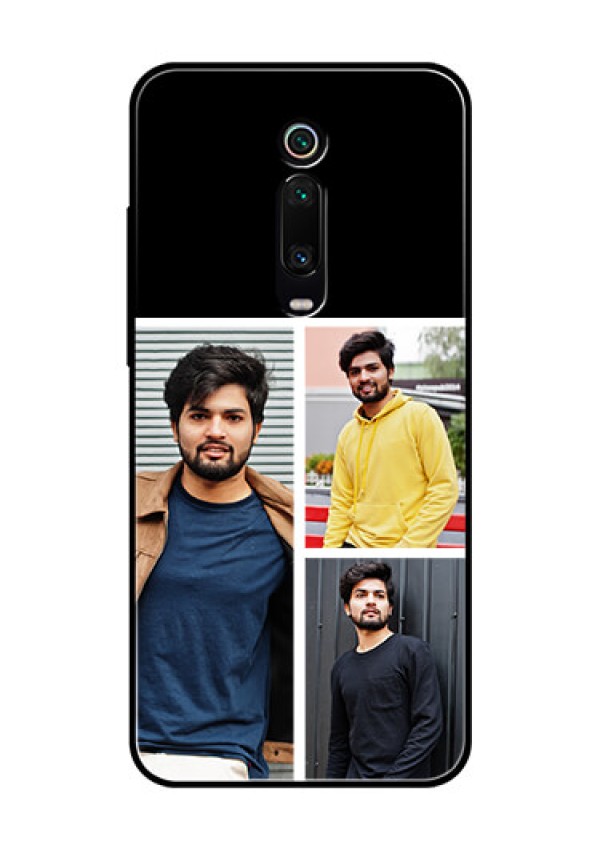 Redmi K20 Pro Photo Printing on Glass Case  - Upload Multiple Picture Design