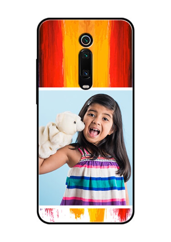 Redmi K20 Pro Personalized Glass Phone Case  - Multi Color Design