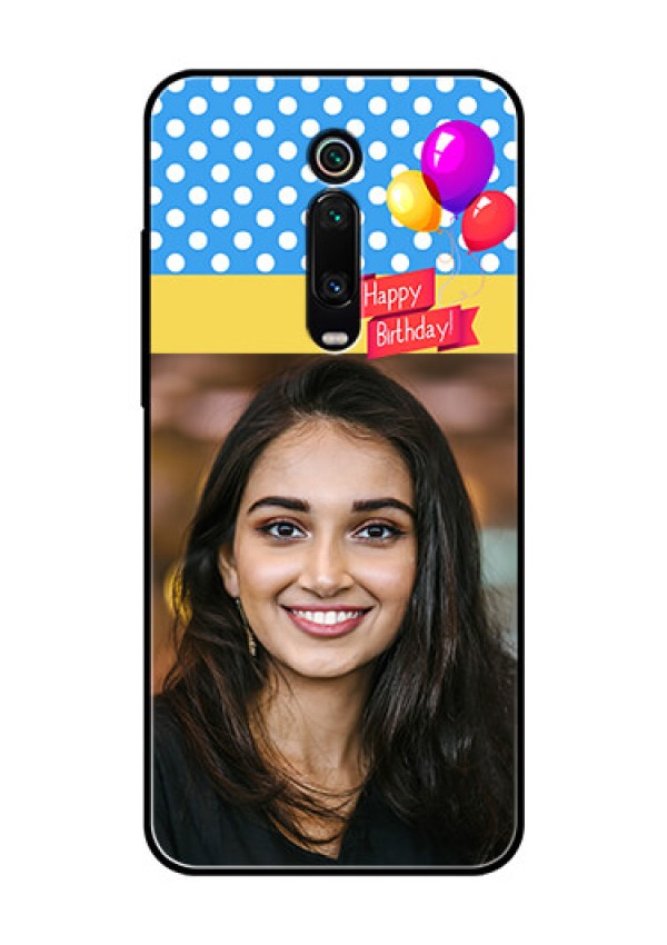 Redmi K20 Pro Custom Glass Mobile Case  - Happy Birthday Design