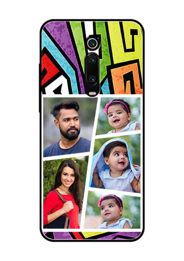 Redmi K20 Pro Custom Glass Phone Case  - Graffiti pattern Design