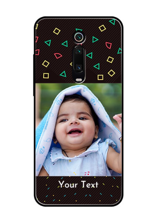 Redmi K20 Pro Custom Glass Phone Case  - with confetti birthday design