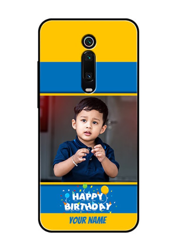 Redmi K20 Pro Custom Glass Mobile Case  - Birthday Wishes Design