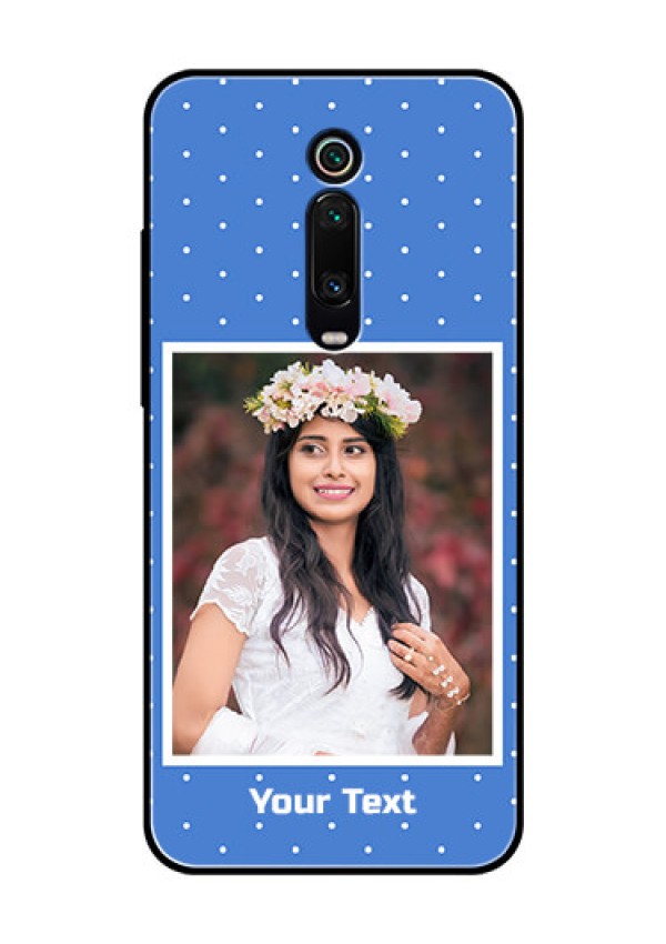Redmi K20 Pro Photo Printing on Glass Case  - Polka dots design