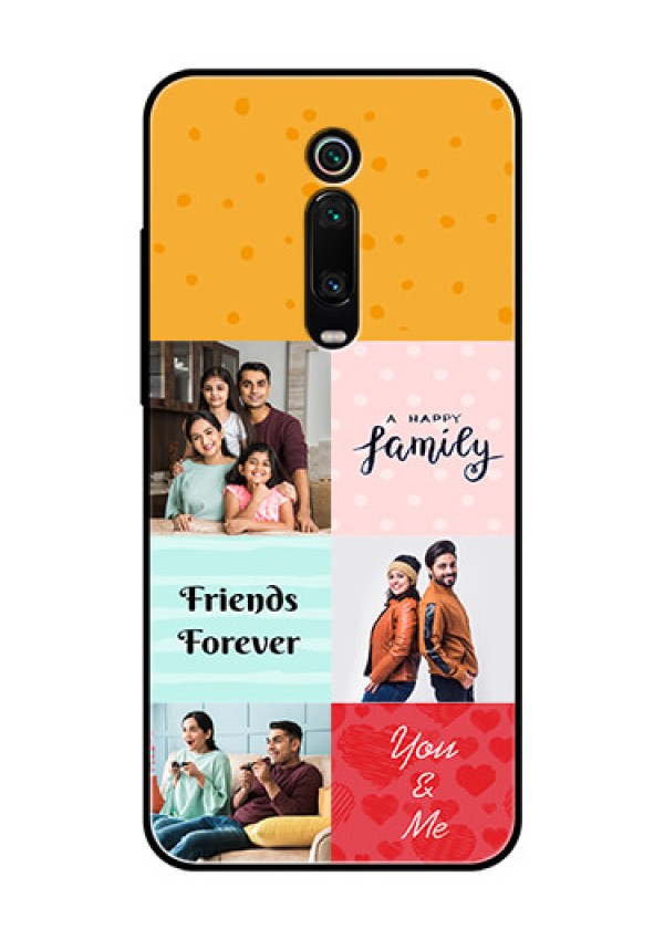 Redmi K20 Pro Personalized Glass Phone Case  - Images with Quotes Design