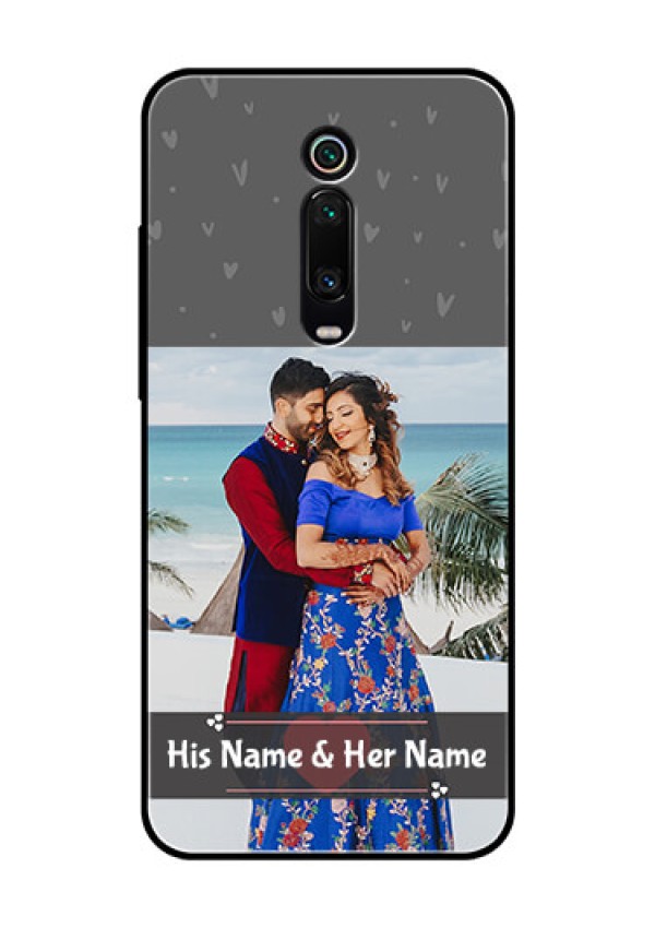 Redmi K20 Pro Custom Glass Mobile Case  - Buy Love Design with Photo Online