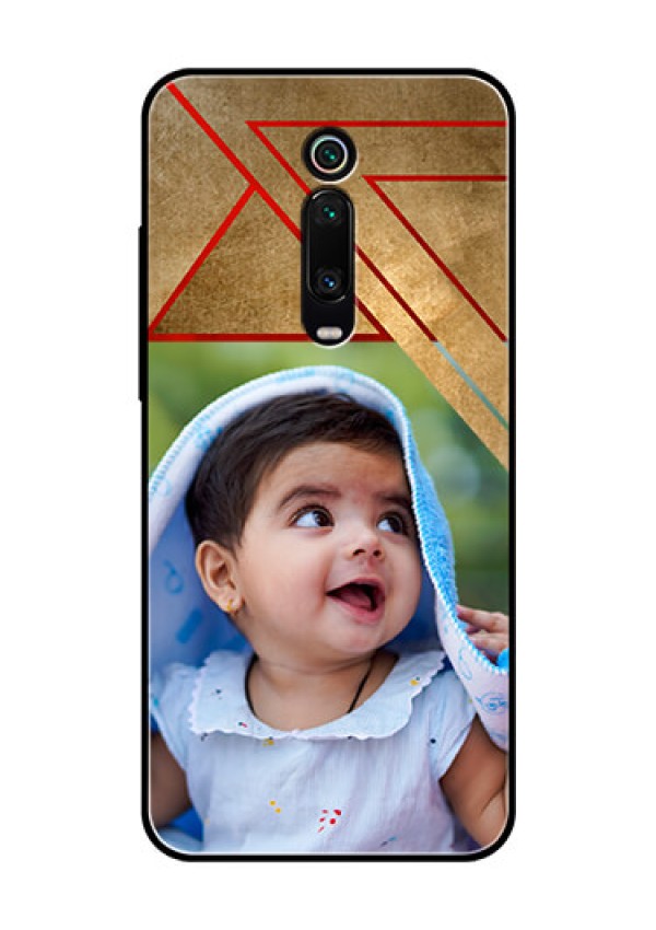 Redmi K20 Pro Personalized Glass Phone Case  - Gradient Abstract Texture Design