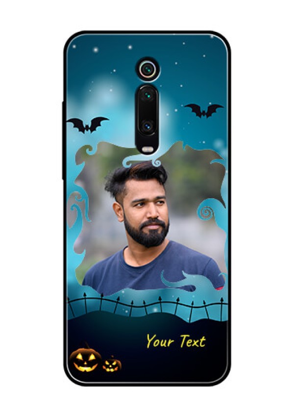 Redmi K20 Pro Custom Glass Phone Case  - Halloween frame design