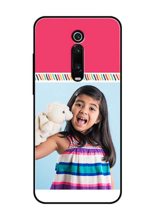 Redmi K20 Pro Personalized Glass Phone Case  - Line art design