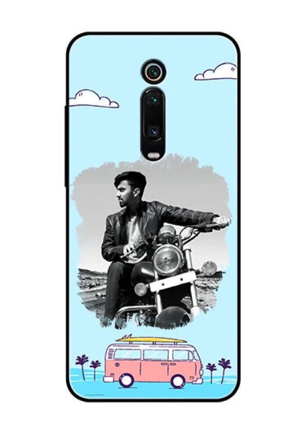 Redmi K20 Pro Photo Printing on Glass Case  - Travel & Adventure Design