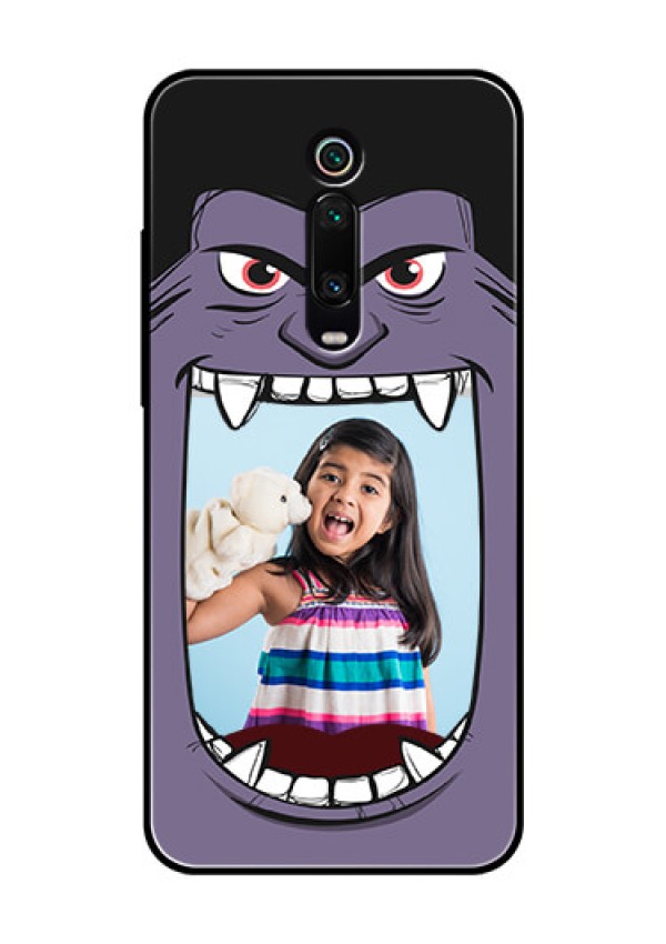 Redmi K20 Pro Custom Glass Phone Case  - Angry Monster Design