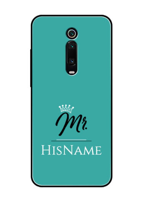 Redmi K20 Pro Custom Glass Phone Case Mr with Name