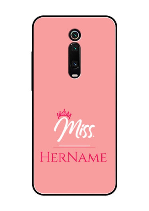 Redmi K20 Pro Custom Glass Phone Case Mrs with Name