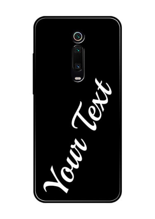 Redmi K20 Pro Custom Glass Mobile Cover with Your Name