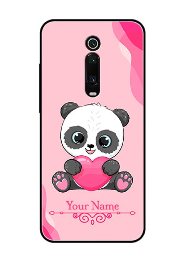 Xiaomi Redmi K20 Pro Custom Glass Mobile Case - Cute Panda Design