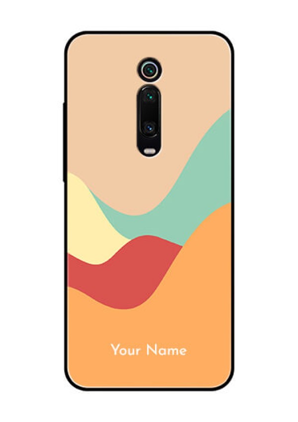 Xiaomi Redmi K20 Pro Personalized Glass Phone Case - Ocean Waves Multi-colour Design