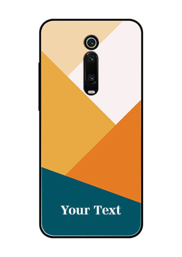 Xiaomi Redmi K20 Pro Personalized Glass Phone Case - Stacked Multi-colour Design