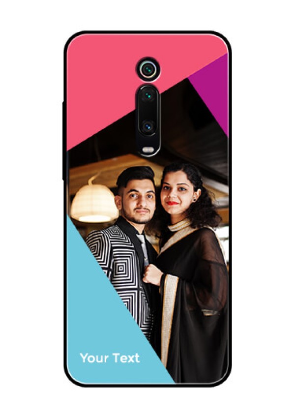 Xiaomi Redmi K20 Pro Custom Glass Mobile Case - Stacked Triple colour Design
