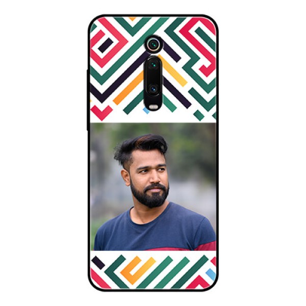 Xiaomi Redmi K20 Pro Personalized Glass Phone Case - Colorful Maze Pattern Design Xiaomi Redmi K20 Pro Personalized Glass Phone Case - Colorful Maze Pattern Design