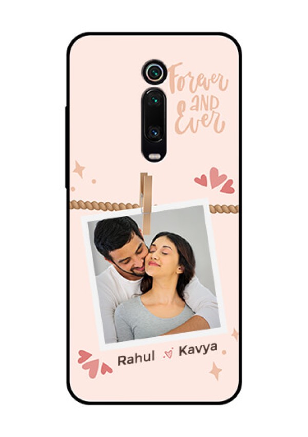 Xiaomi Redmi K20 Pro Custom Glass Phone Case - Forever and ever love Design