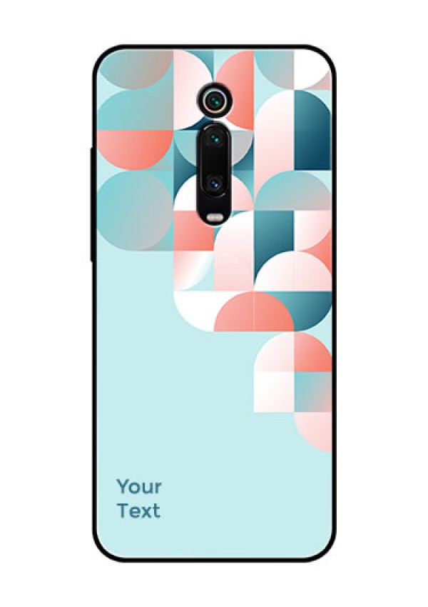 Xiaomi Redmi K20 Pro Custom Glass Phone Case - Stylish Semi-circle Pattern Design
