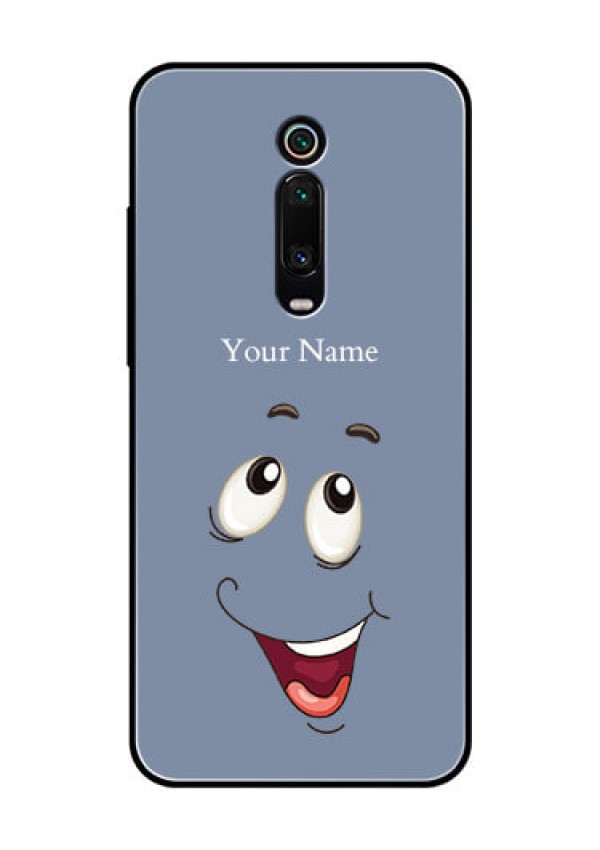 Xiaomi Redmi K20 Pro Photo Printing on Glass Case - Laughing Cartoon Face Design
