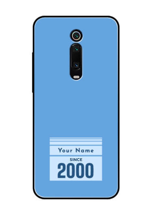 Xiaomi Redmi K20 Pro Custom Glass Mobile Case - Custom Year of birth Design