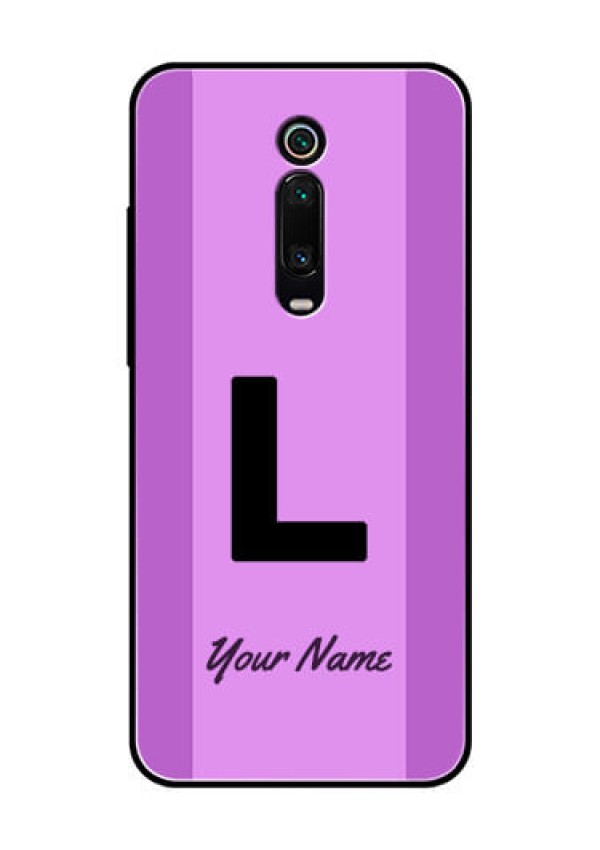 Xiaomi Redmi K20 Pro Custom Glass Phone Case - Tricolor custom text Design