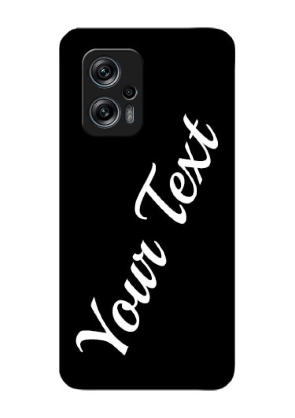 Redmi K50i 5G Custom Glass Mobile Cover with Your Name