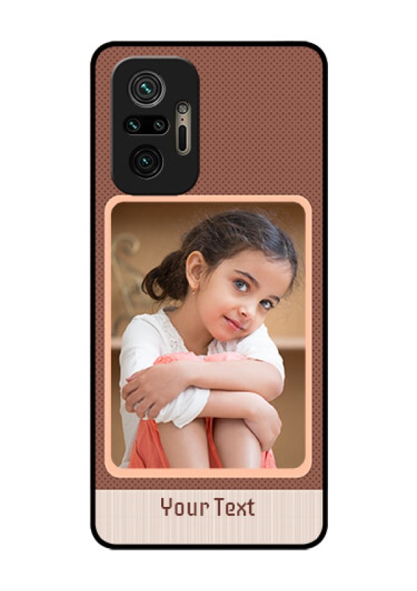 Redmi Note 10 Pro Max Custom Glass Phone Case - Simple Pic Upload Design
