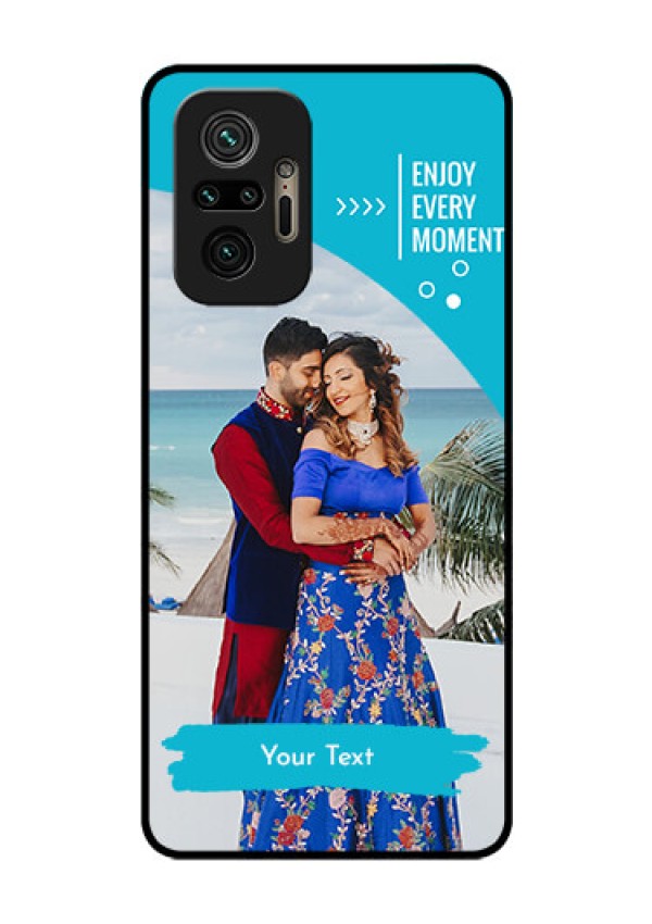 Redmi Note 10 Pro Max Custom Glass Mobile Case - Happy Moment Design