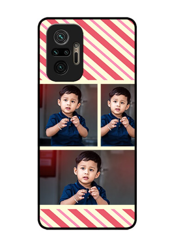 Redmi Note 10 Pro Personalized Glass Phone Case - Picture Upload Mobile Case Design
