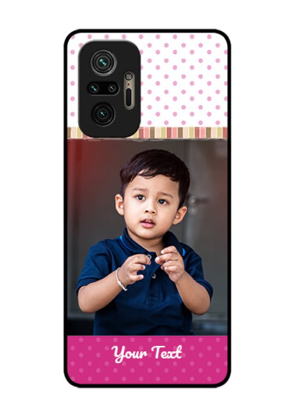 Redmi Note 10 Pro Photo Printing on Glass Case - Cute Girls Cover Design