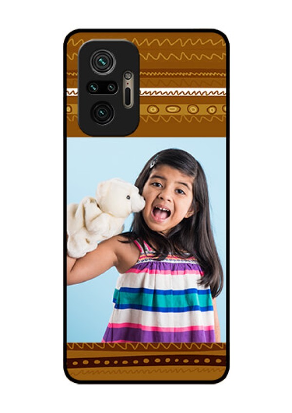Redmi Note 10 Pro Custom Glass Phone Case - Friends Picture Upload Design 