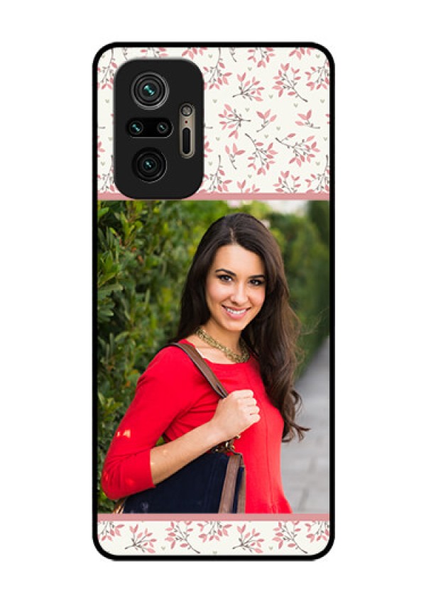 Redmi Note 10 Pro Custom Glass Phone Case - Premium Floral Design
