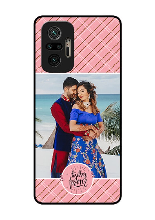 Redmi Note 10 Pro Personalized Glass Phone Case - Together Forever Design